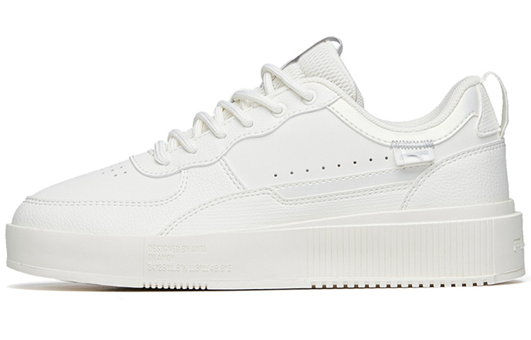 Anta Wear-resistant And Lightweight Low-Top Skateboard Shoes Women's White