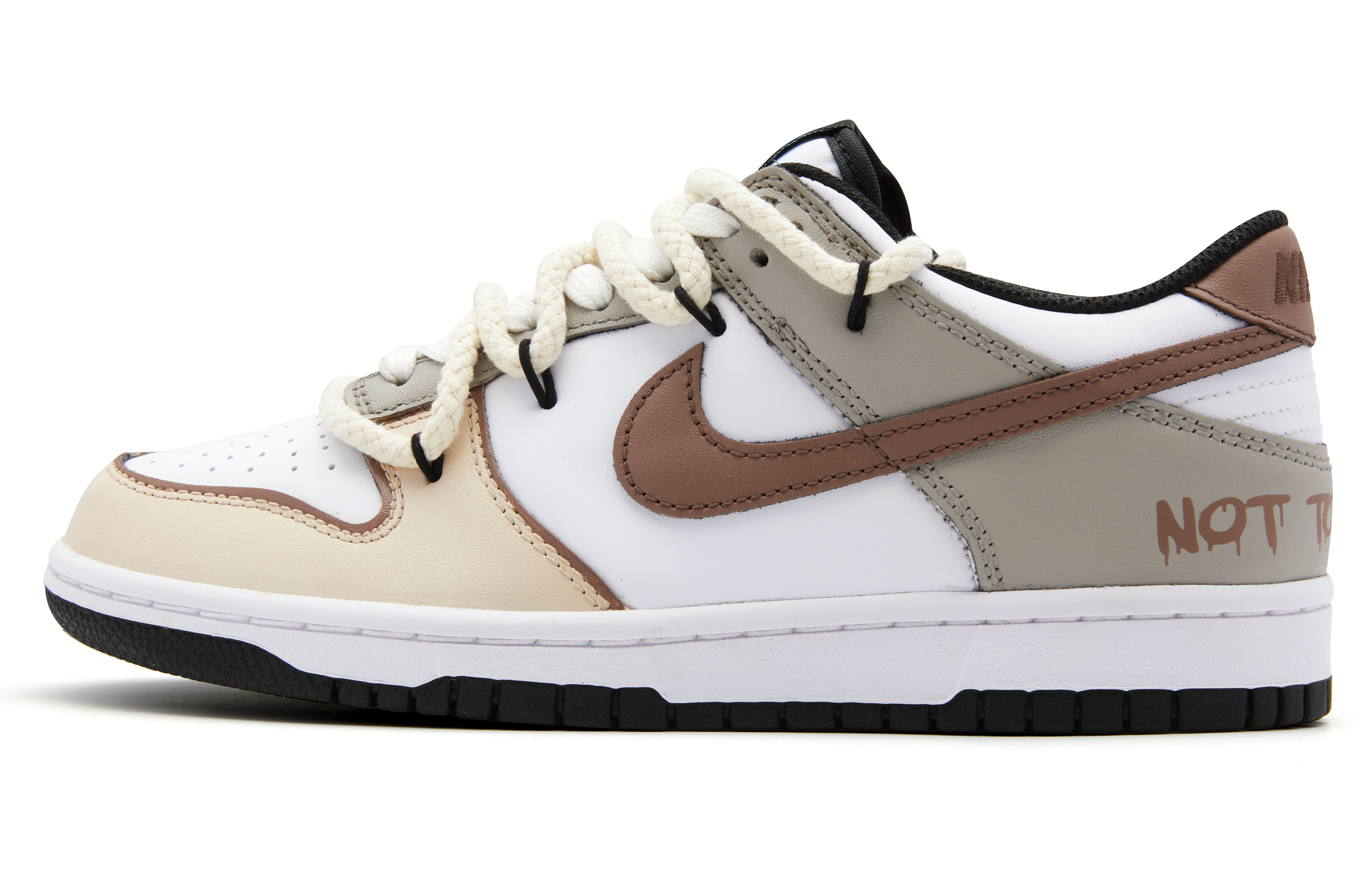 Nike Dunk Retro Anti Slip Wear Resistant Low Top Skateboard Shoes Unisex Gray Brown купить в интернет-магазине Yoocart с быстрой доставкой по России.