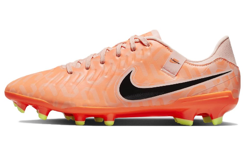 NIKE Tiempo Legend 10 Футбольные бутсы Низкие Оранжевые Унисекс