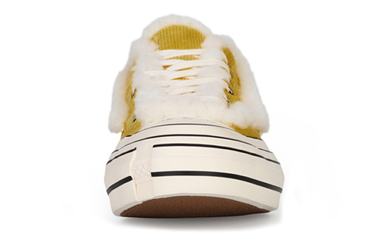 VESSEL Lows Winter Warmers Low-Top Skateboard Shoes Unisex Yellow
