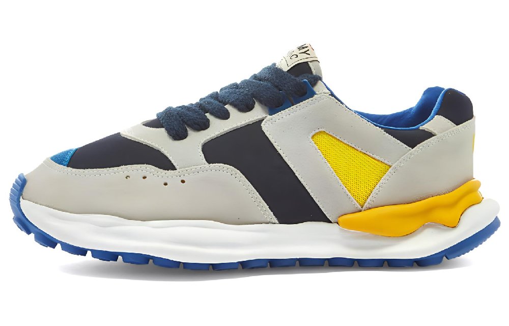 MIHARA YASUHIRO Casual Shoes Men Low-Top Gray Blue