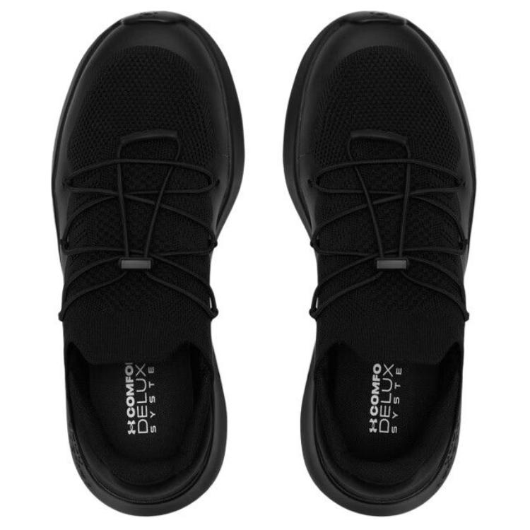 Under Armour Anti Slip Wear Resistant Low Top Casual Shoes Unisex Black