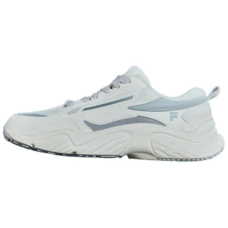 FILA FUSION Conch D Abrasion Resistant Low Top Running Shoes Men's White Gray