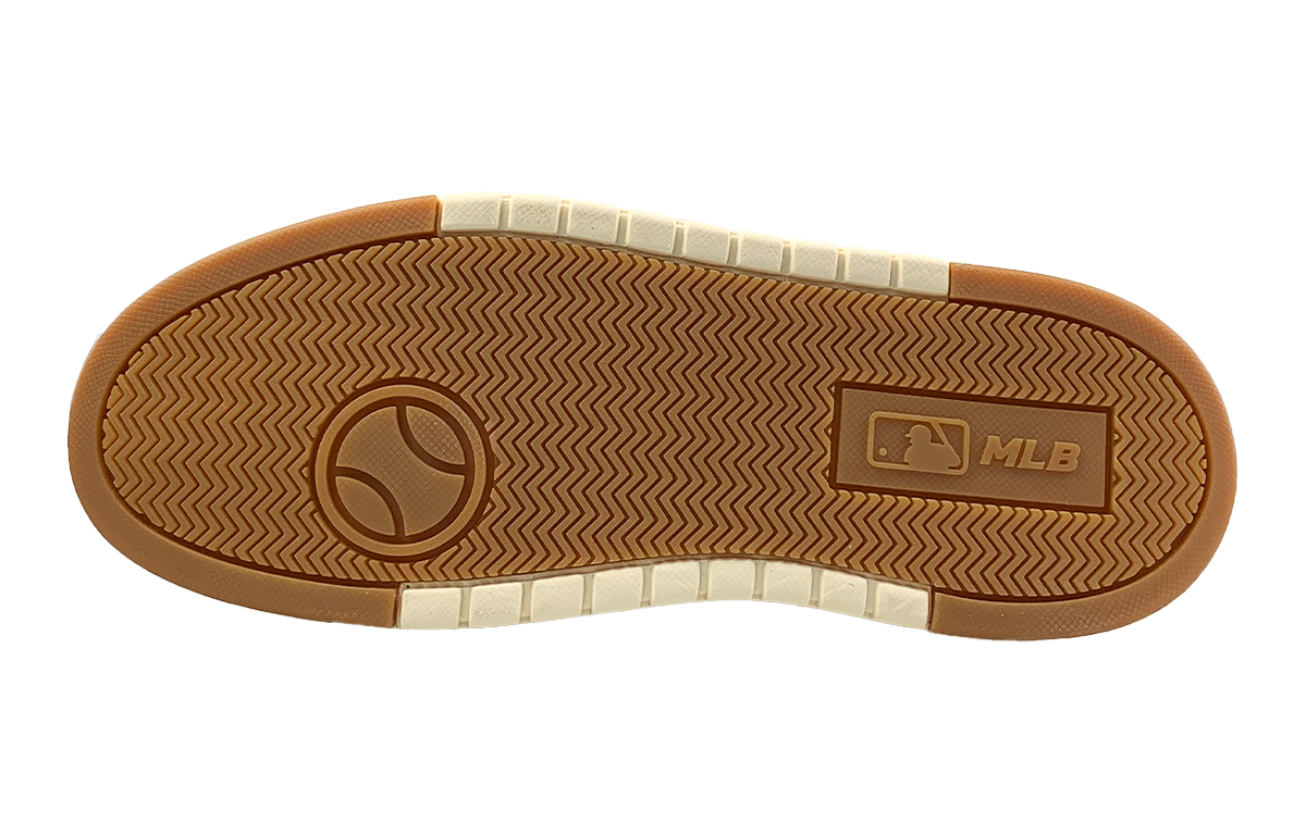 MLB Chunky Liner Low Top Skateboard Shoes Unisex Beige Brown