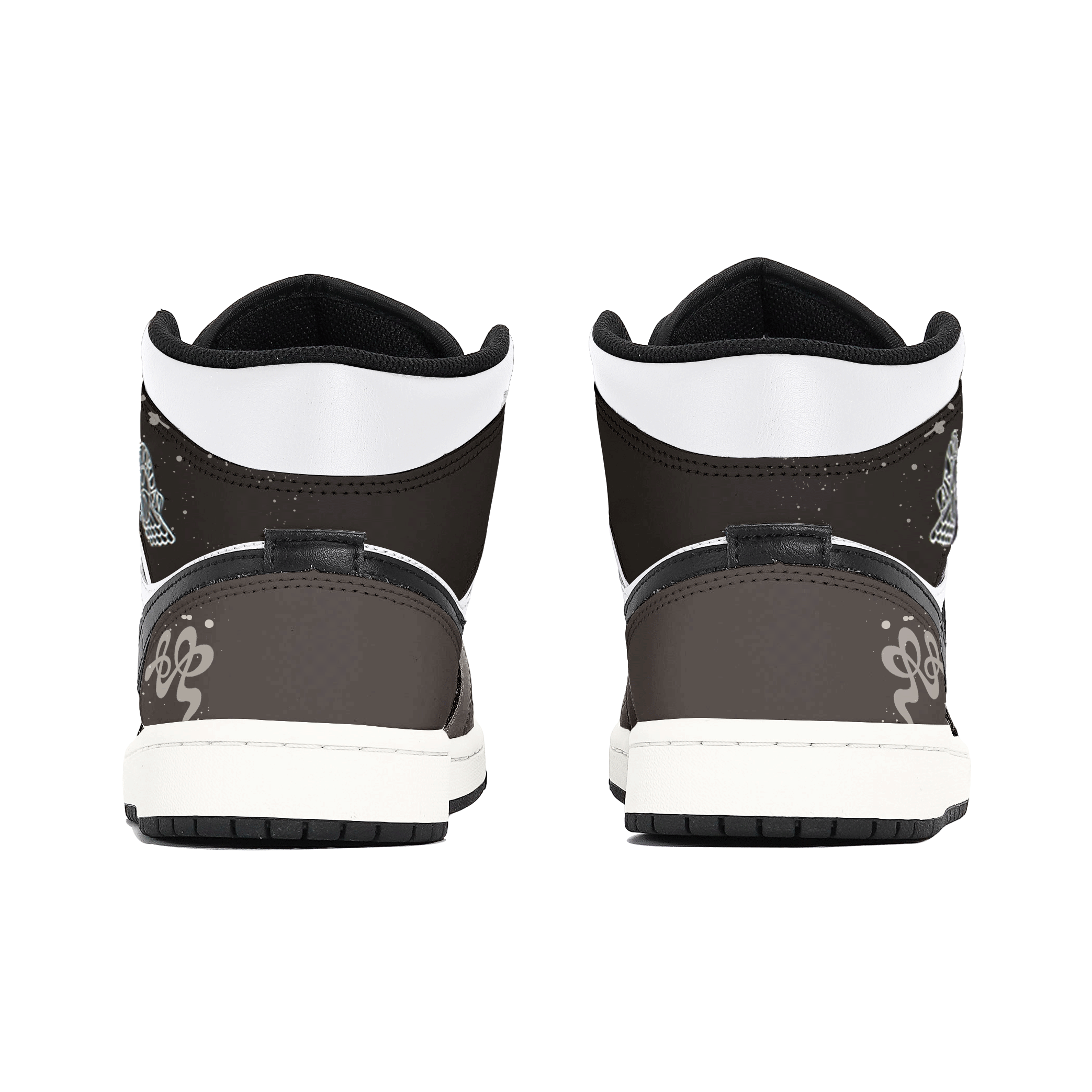 Jordan Air Jordan 1 Vintage Basketball Shoes Men Mid Top White/Brown купить в интернет-магазине Yoocart с быстрой доставкой по России.
