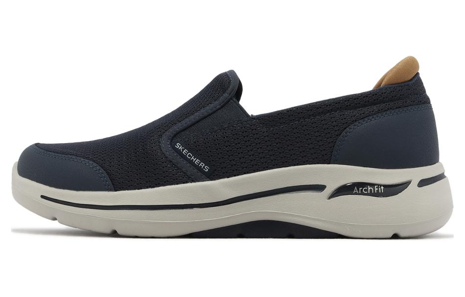 Skechers Go Walk Arch Fit Cushioning And Breathable Low Top Casual Shoes Men's Dark Blue