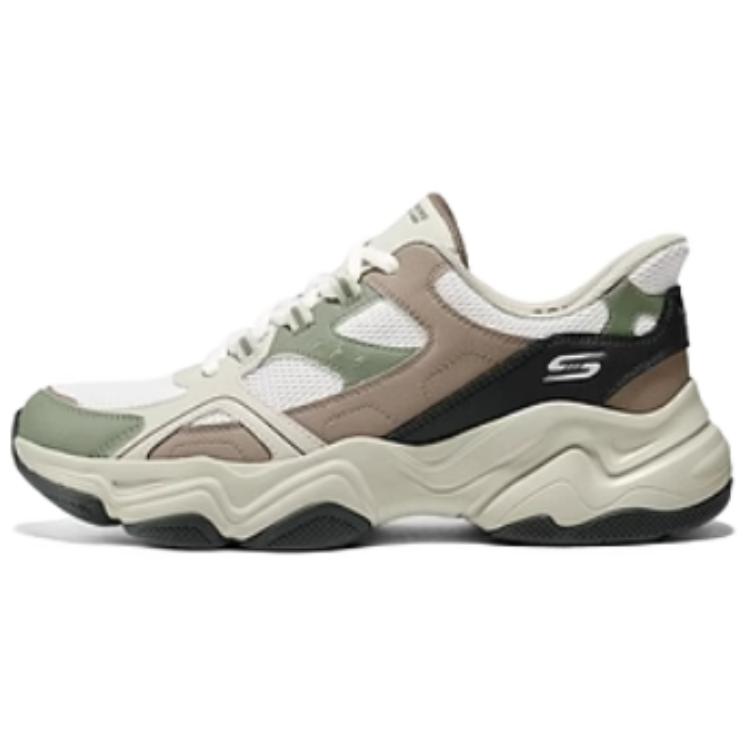 Skechers Slip ins Cushioning, Wear Resistant Chunky Sneakers Men's Green
