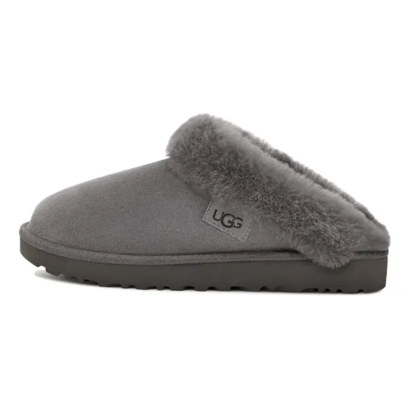 UGG Slip Resistant Closed Toe Slippers Unisex Gray