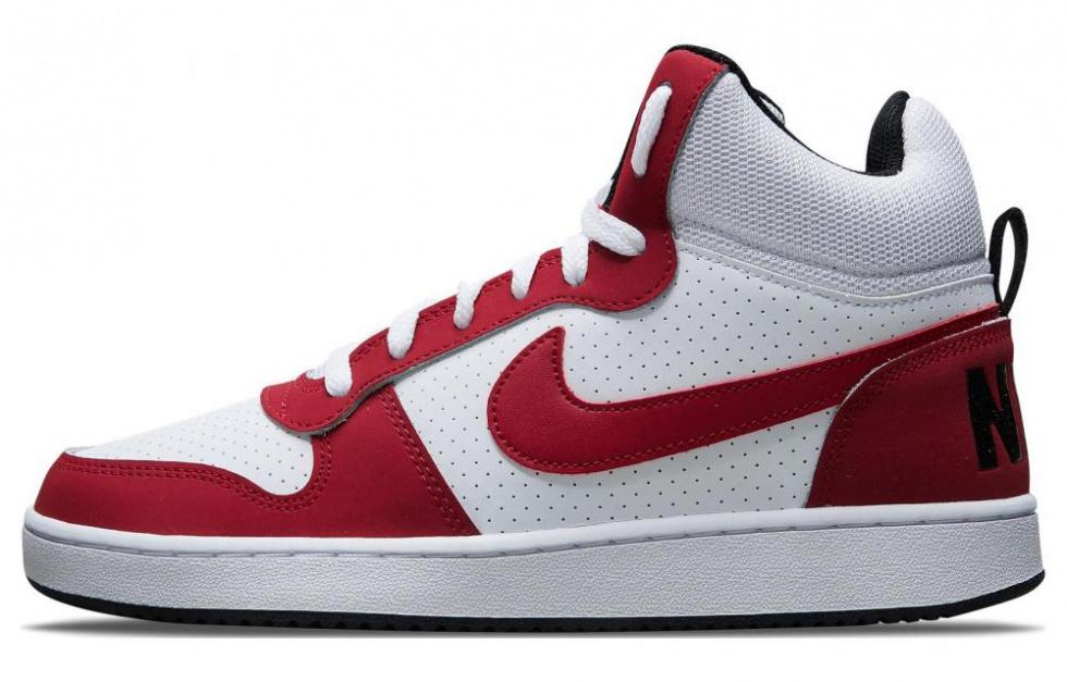 Nike Court Borough Mid 'White Gym Red'