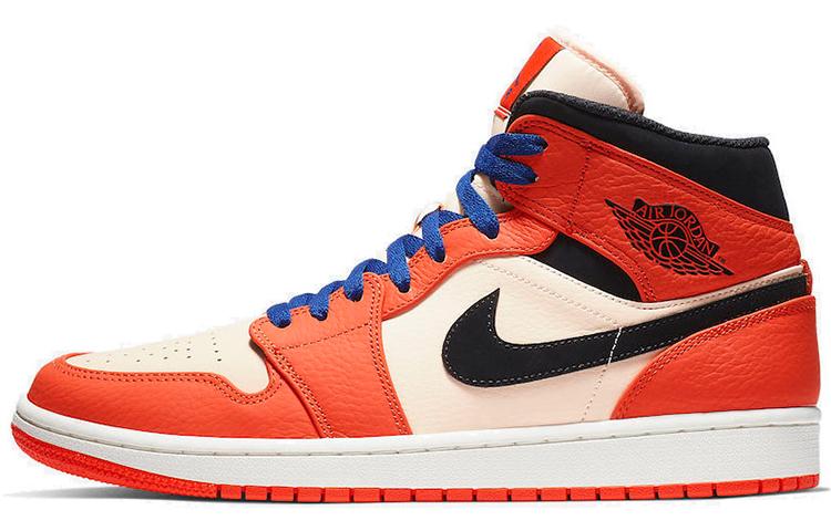 Jordan 1 Mid 'Team Orange Black'
