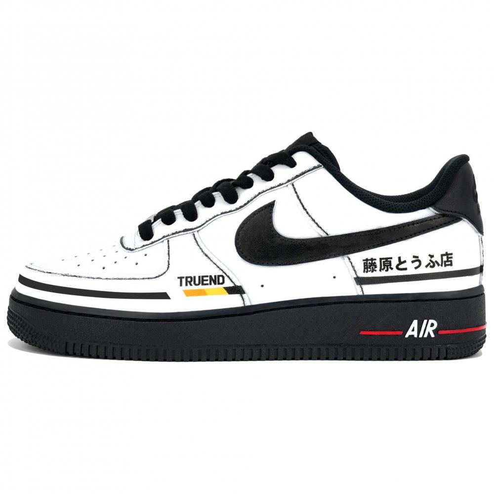 Nike Air Force 1 07 LTDZ Drift Low Top Skateboard Shoes Unisex Black White