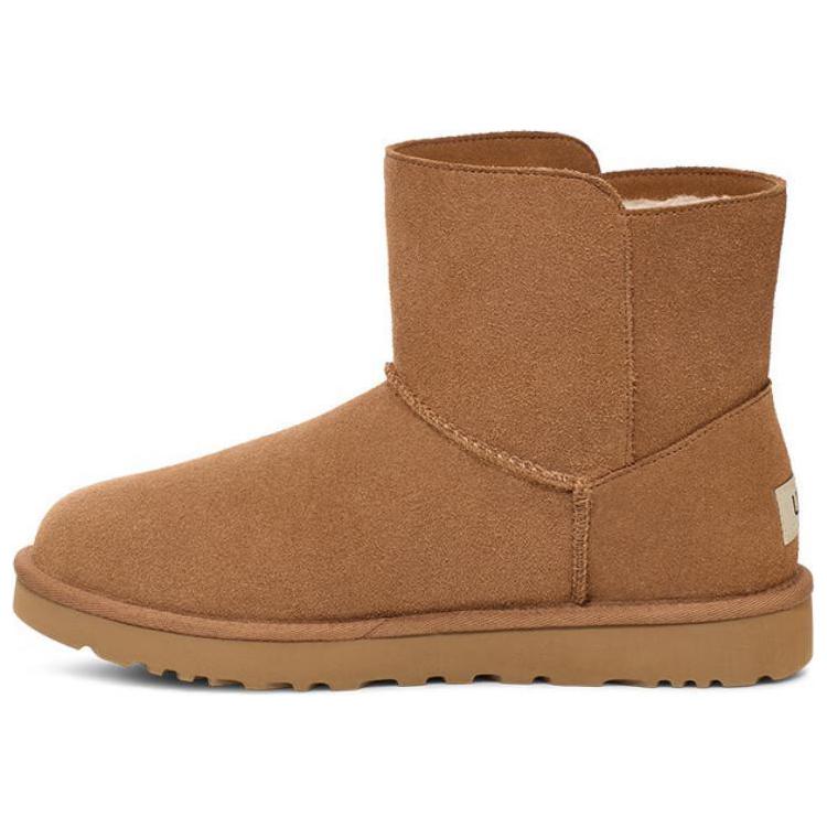 UGG Short Snow Boots Unisex Chestnut