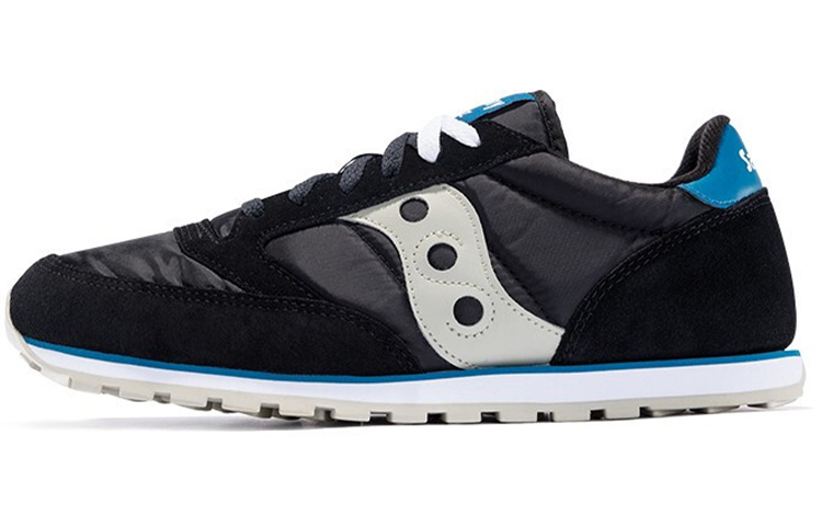 Saucony Jazz Non slip Lightweight Low Top Running Shoes Men's Black