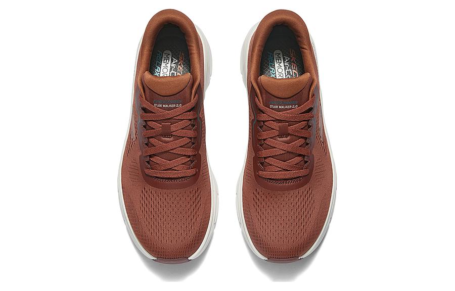 Skechers Cushioning And Breathable Low Top Casual Shoes Men's Reddish Umber купить в интернет-магазине Yoocart с быстрой доставкой по России.