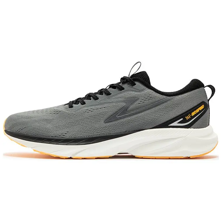 361° Anti Slip Wear Resistant Low Top Running Shoes Men's Gray Black