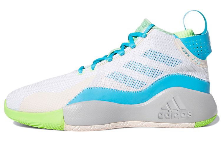 Adidas D Rose 773 'White Signal Cyan'