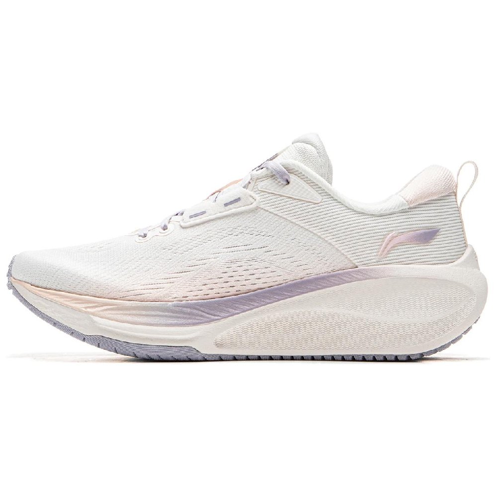 LINING Wu Leaping 2.0 V2 Running Shoes Women's Low Top Mist White/Light Bud Orange