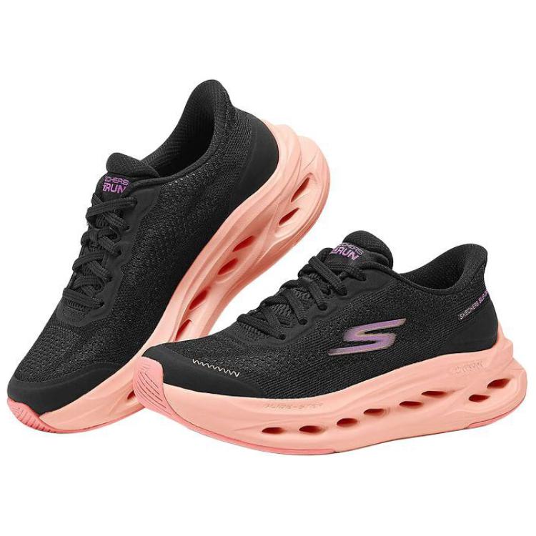 Skechers Slip Ins Low Top Running Shoes Women's Black