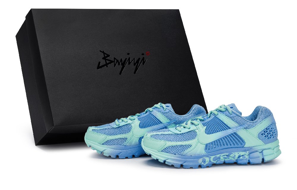 Nike Air Zoom Vomero 5 Slip Resistant Low Top Running Shoes Men's Tiffany Blue