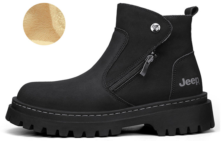 Jeep Crew Martin Boot Men's Black