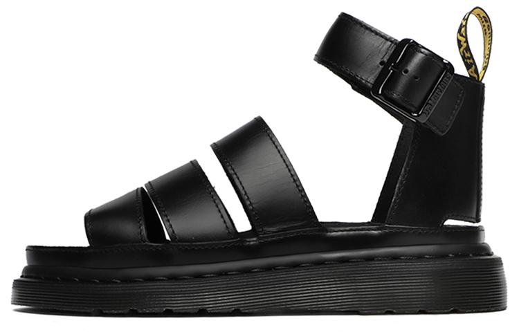 Dr. Martens Vintage Platform Hollowed Sandal Black Women's