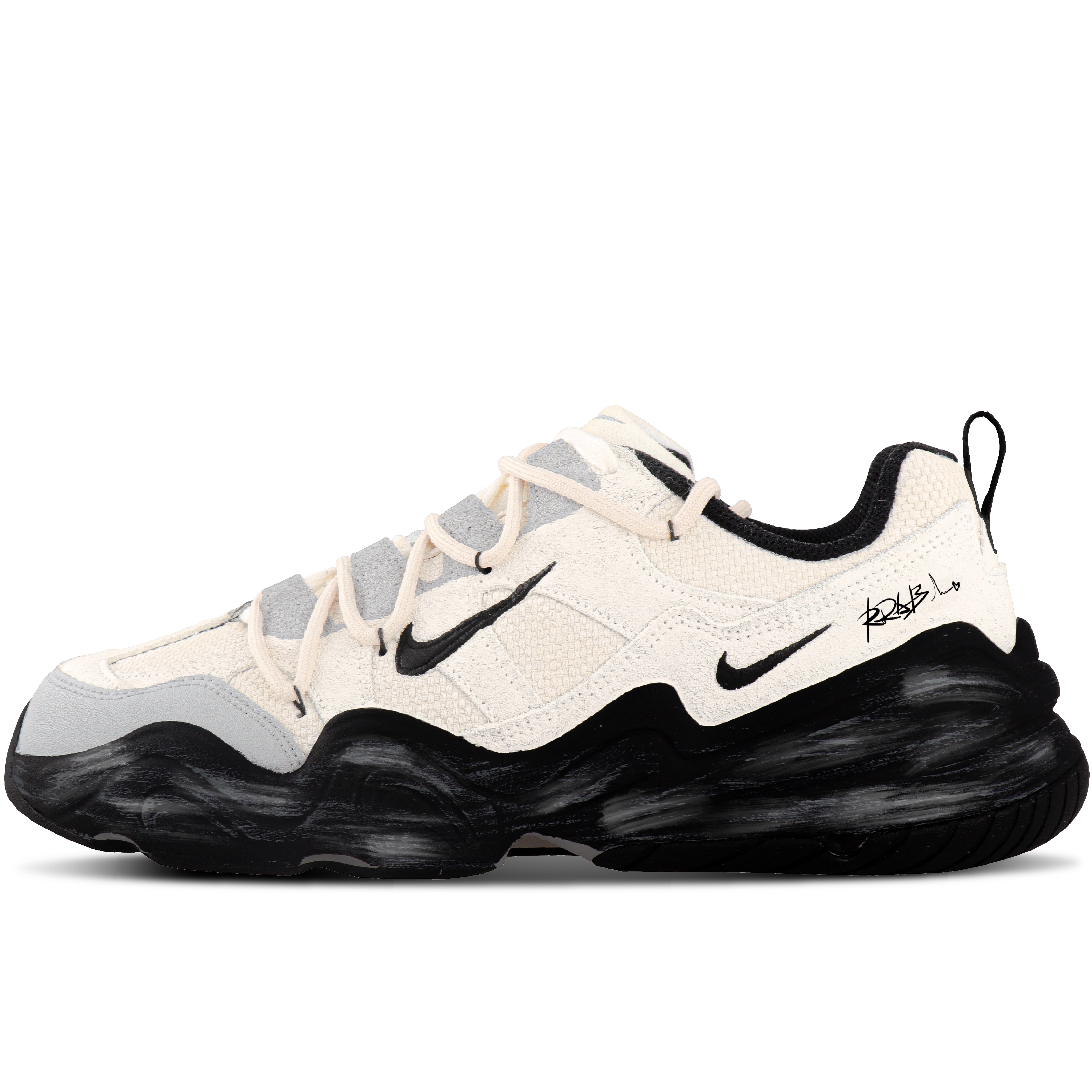 Nike Tech Hera Cushioning, Abrasion Resistant, Breathable Support Low top Casual Shoes Unisex Beige