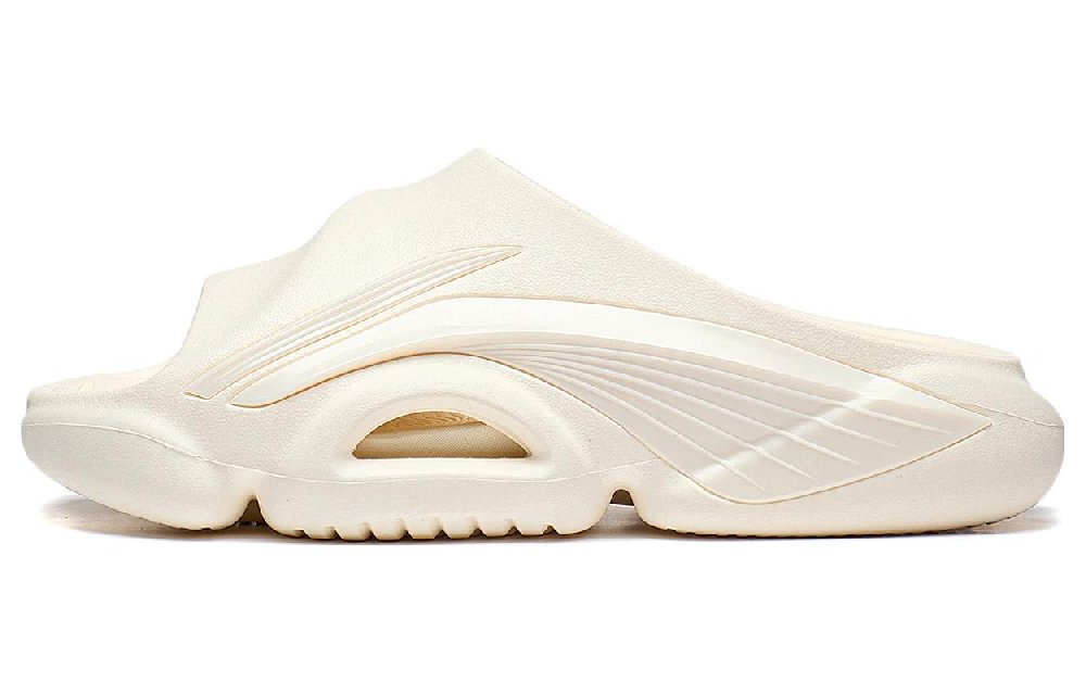 LiNing BADFIVE Slide Quiet Slide Slippers Women's Vanilla White