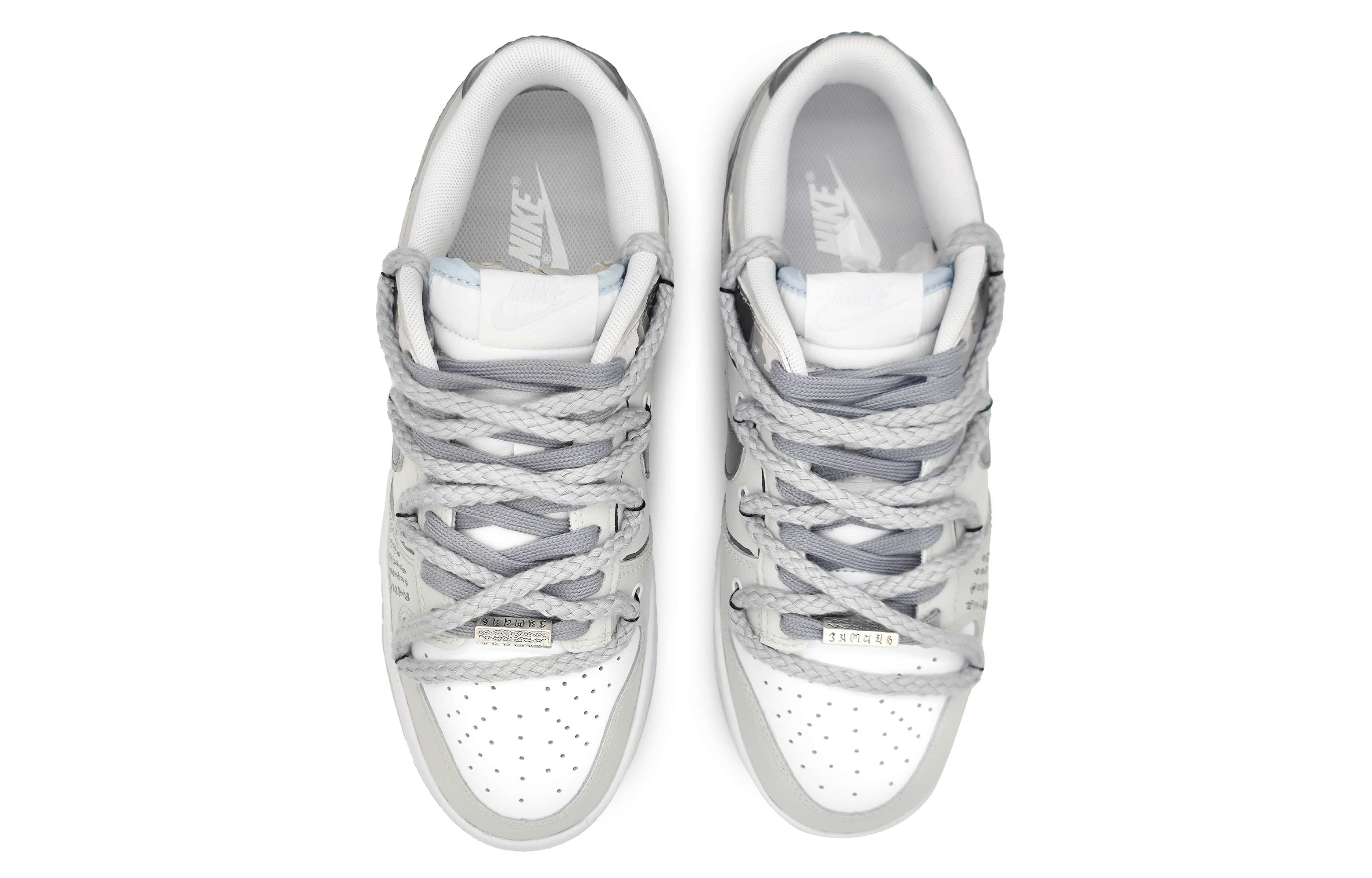 Nike Dunk Low-Top Skateboard Shoes Men's Gray White купить в интернет-магазине Yoocart с быстрой доставкой по России.