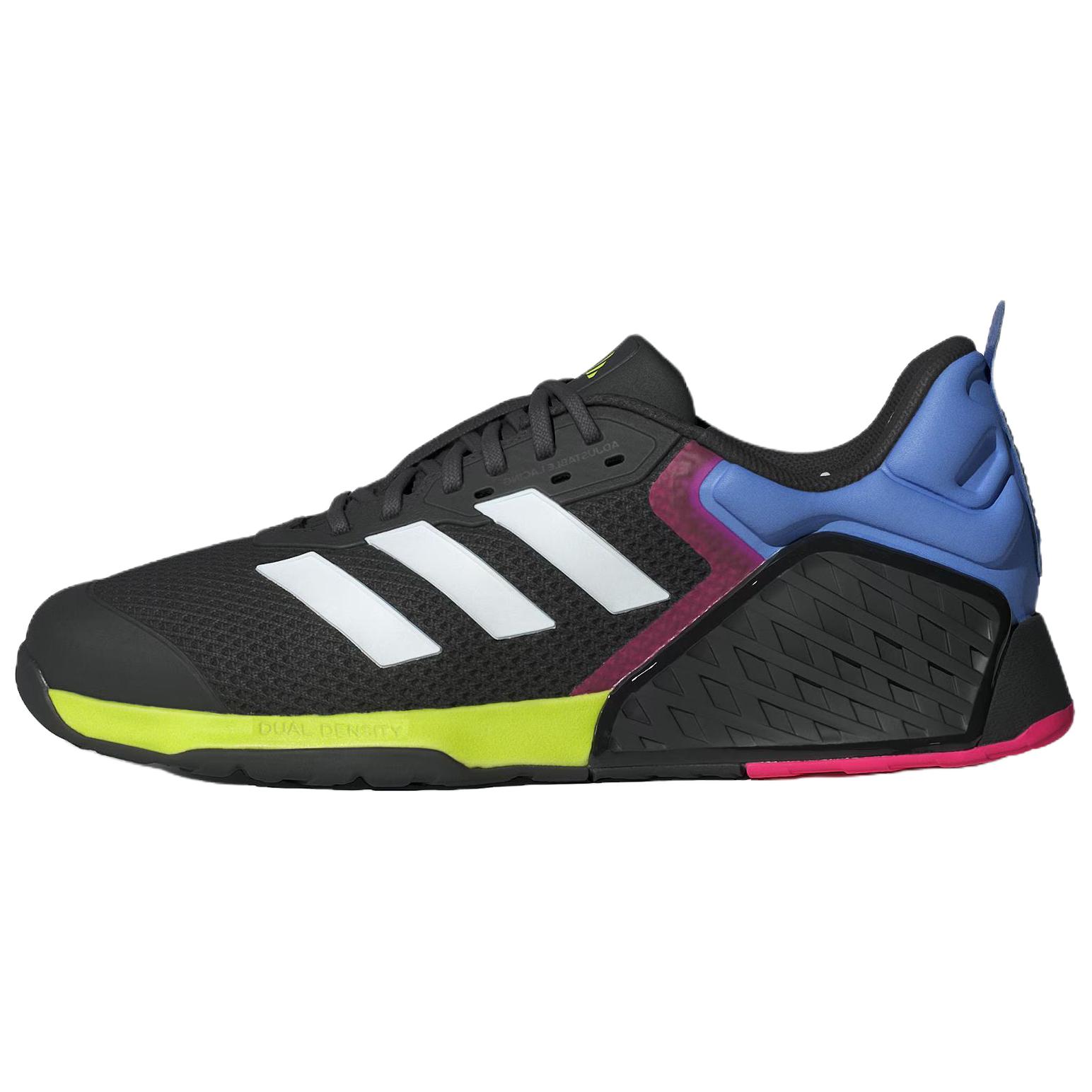 Adidas DROPSET 3 Abrasion Resistant Support Training Shoes Men's Black