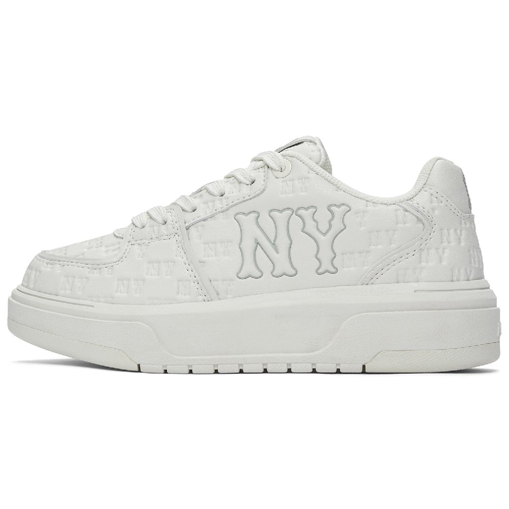 MLB Chunky Liner Anti-Slip Wear-Resistant Low-Top Casual Shoes Unisex White