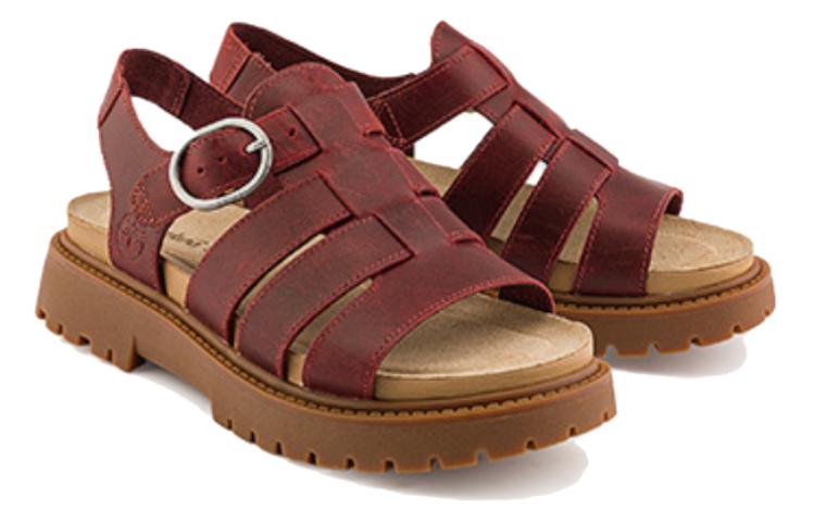 Timberland Logo-debossed Leather Sandals купить в интернет-магазине Yoocart с быстрой доставкой по России.