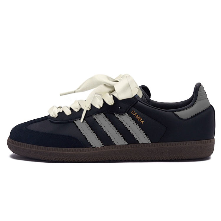 Adidas Originals SAMBA OG Low Top Skateboard Shoes Unisex Dark Gray