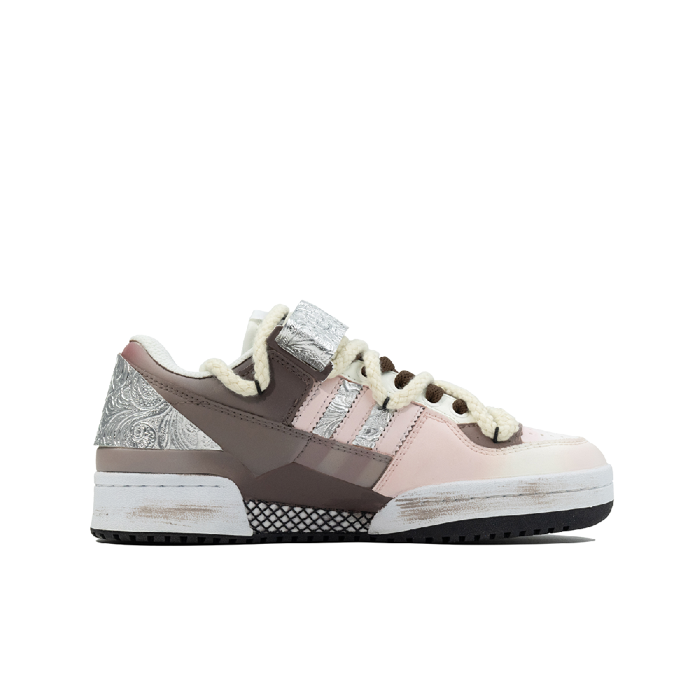 Adidas Originals FORUM Skateboard Shoes Unisex Low-Top Pink/White