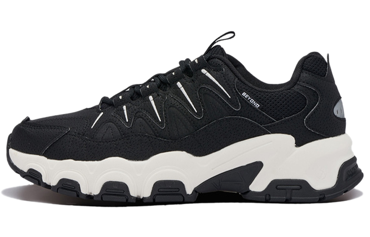 361° Series Of Reindeer Babirusa Abrasion Resistant Low Top Casual Shoes Men's Obsidian Black