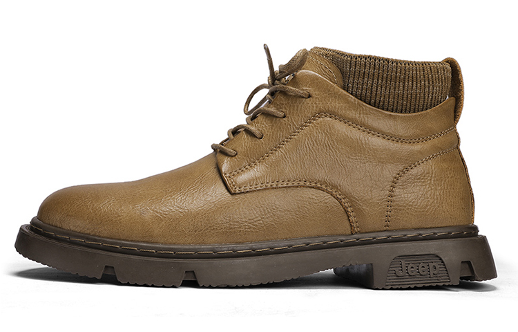 Jeep Martin Boots Men Sand