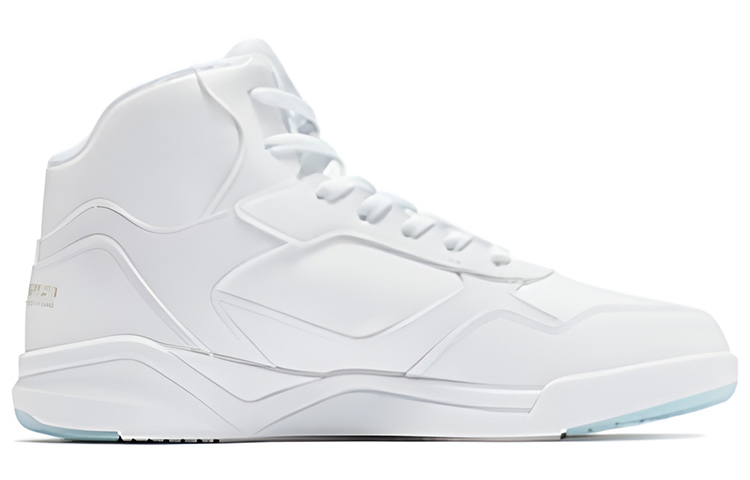 361° Anti-Slip And Wear-Resistant Breathable High-Top Skateboard Shoes Women's White Blue