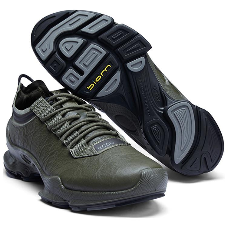 Ecco Biom C Cushioning Wear-Resistant Low-Top Casual Shoes Men's Army Green купить в интернет-магазине Yoocart с быстрой доставкой по России.