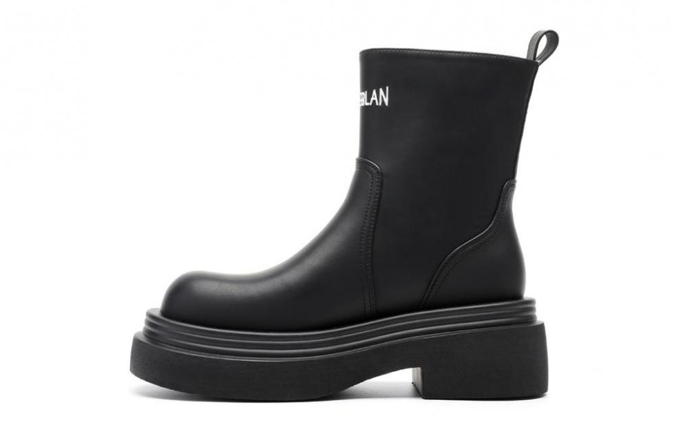 EBLAN Short Martin Boot Women's Black