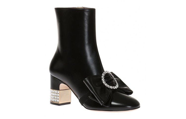 GUCCI Ankle Boots Women's Black купить в интернет-магазине Yoocart с быстрой доставкой по России.
