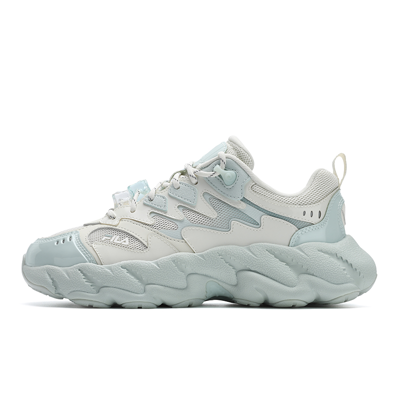FILA FERN 2 Abrasion Resistant, Breathable, Lightweight Low top Casual Shoes Women's White Green