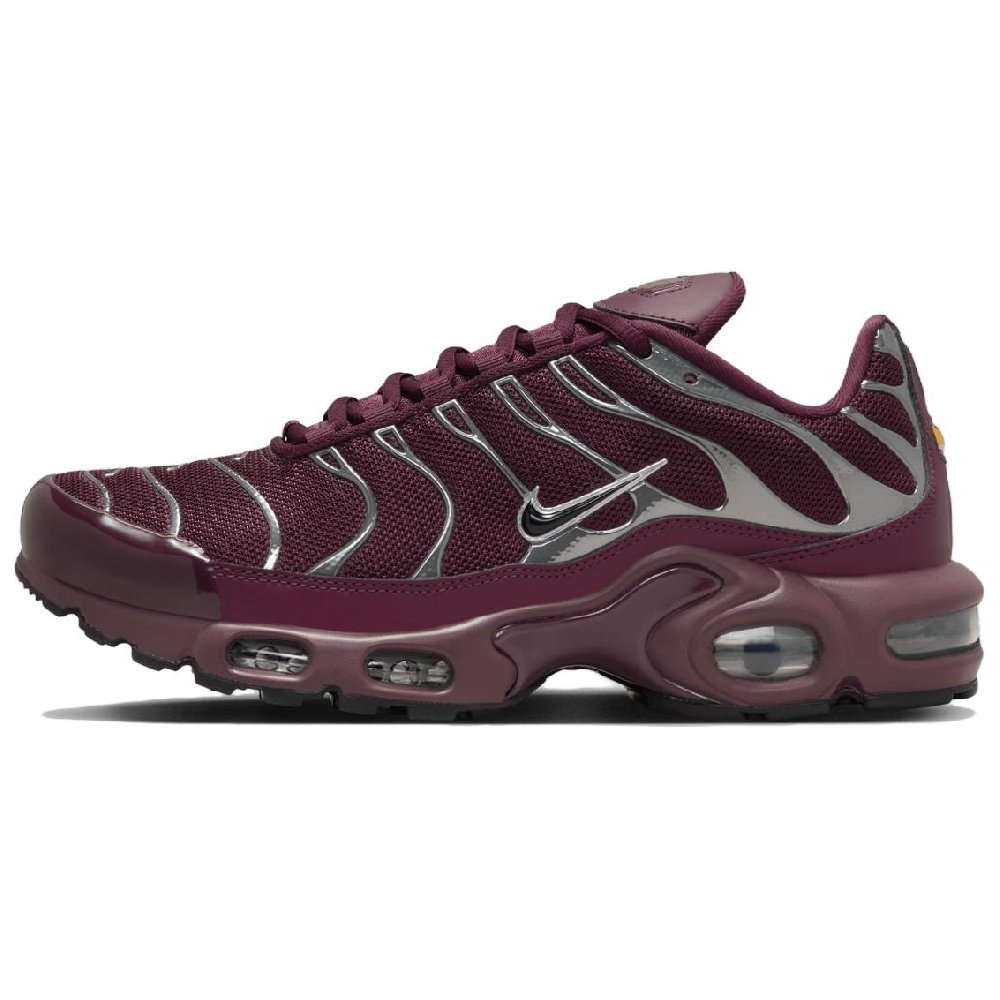 Nike Air Max Plus Se Night Maroon Metallic Silver Women's