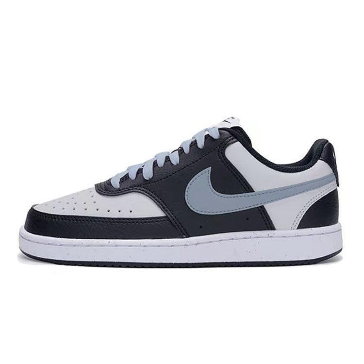 Nike Court Vision Anti-Slip And Wear-Resistant Lightweight Low-Top Skateboard Shoes Unisex Black Gray
