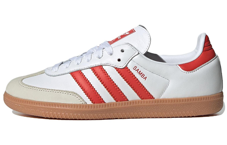 Adidas Samba OG 'White Solar Red Gum' Women's