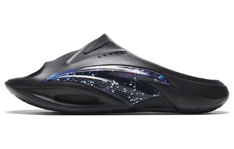 Anta Nitrogen Bubbles Quiet Slide Slippers Men's Black Purple