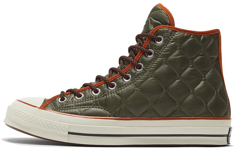 Converse Chuck Taylor All Star 70 Hi Quilted Green Brown