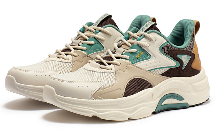 361° Spiritual Eye 4.0 Low-Top Casual Shoes Men's Beige Green купить в интернет-магазине Yoocart с быстрой доставкой по России.