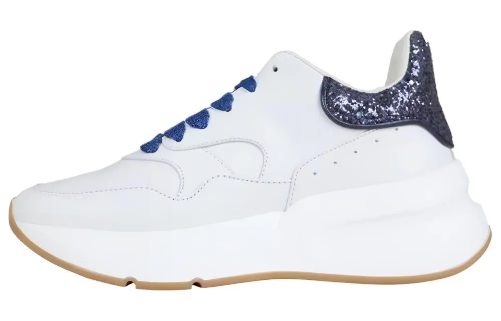 Alexander McQueen Low top Running Shoes Women's White Blue