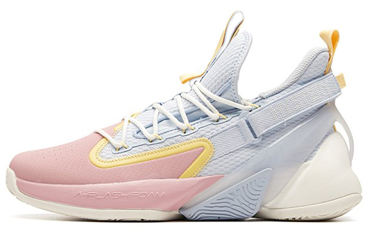 Anta UFO2.0 Basketball Shoes Men's Pink Blue White