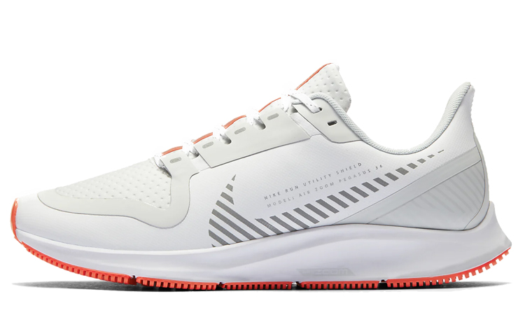 Nike Air Zoom Pegasus 36 Shield White Metallic Silver Women's