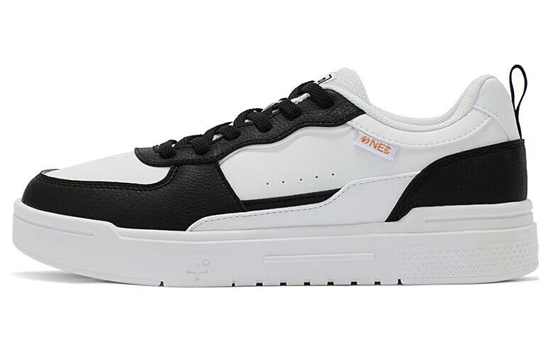 361° Soda Anti-Slip Wear-Resistant Low-Top Skateboard Shoes Women's White Black